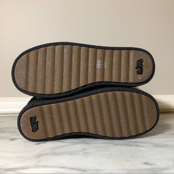 NWOT COACH Shearling Turnlock Harness Suede Boots